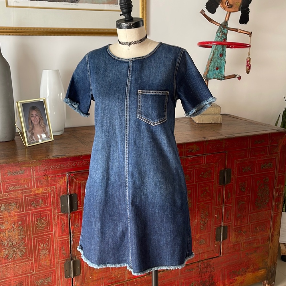 Current/Elliott Jean shift tunic dress sz 0 small